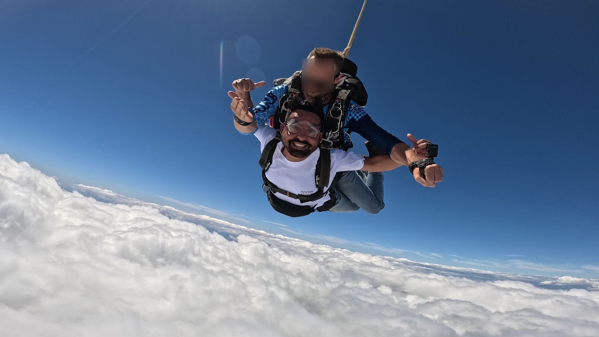 Pratap Neaupane executing a 15,000ft skydive